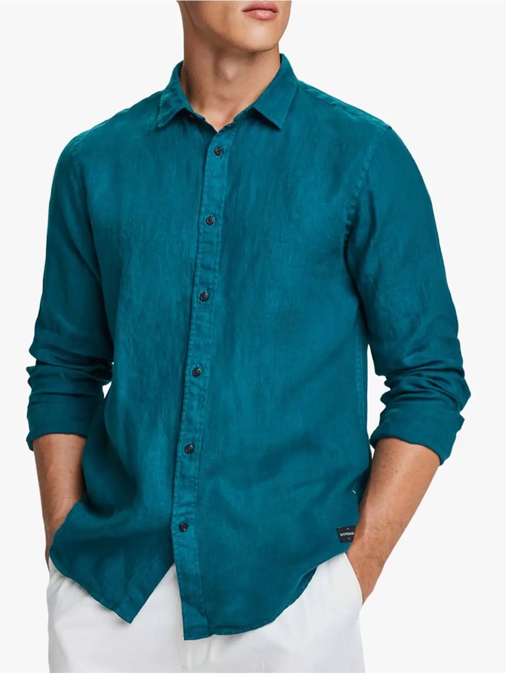 100% Linen Scotch & Soda Button down